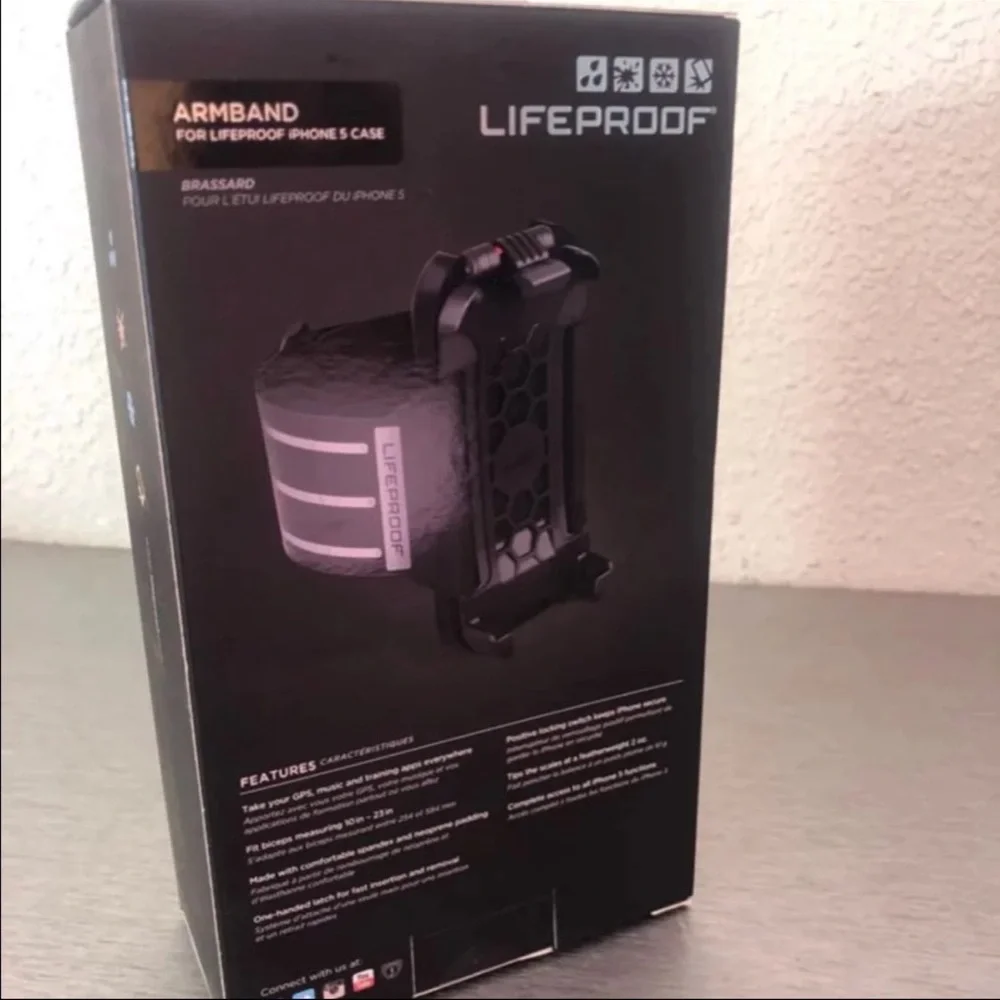 LifeProof iPhone 5 Armband Case | Waterproof Running Arm Band | NIB